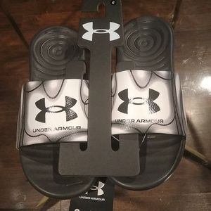 Under Armour 3024436 Women's Ansa Graphic Fixed Strap Slides Athletic Size 6